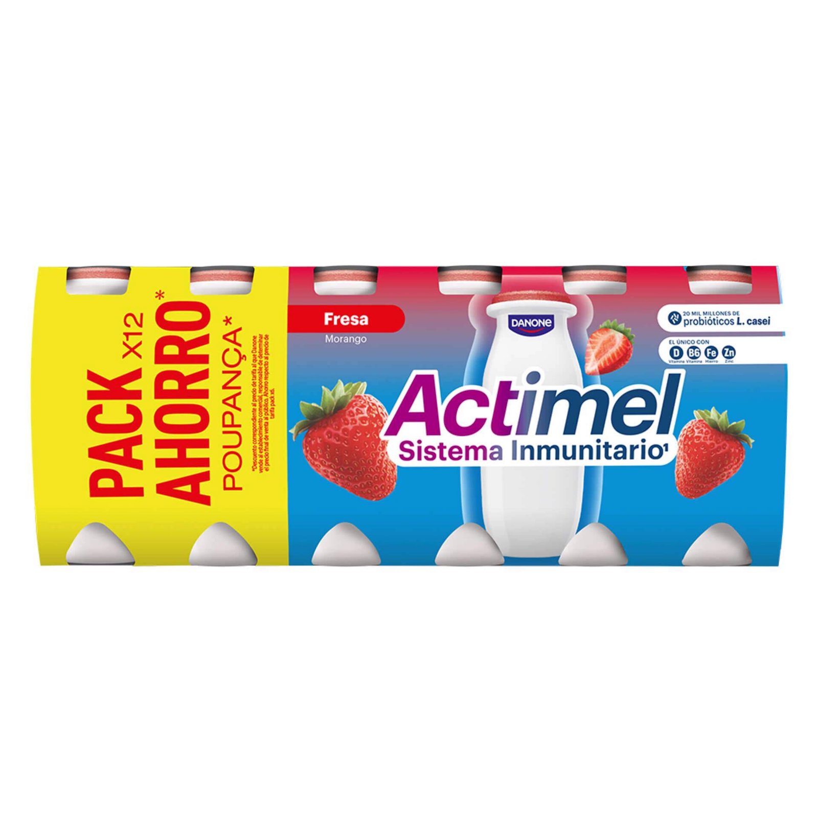 4956521-frente.jpg Iogurte Líquido Defesa Morango Actimel Danone - Image 1