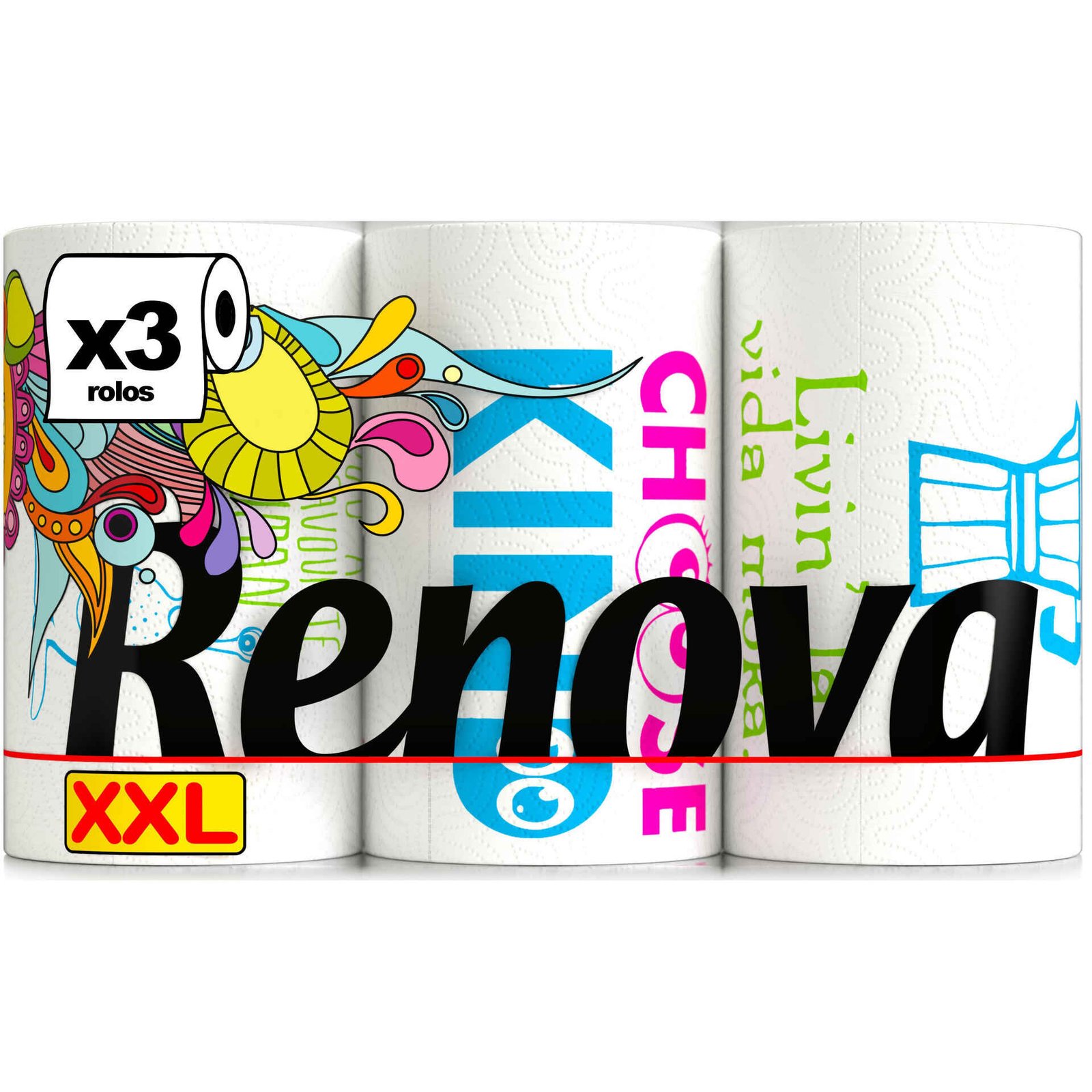5182883-frente.jpg Rolo de Cozinha Design XXL Renova - Image 1