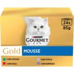 Comida Húmida para Gato Adulto Seleção Mousses Purina Gourmet Gold