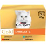 Comida Húmida para Gato Adulto Tartelette Seleção Sabores Purina Gourmet Gold