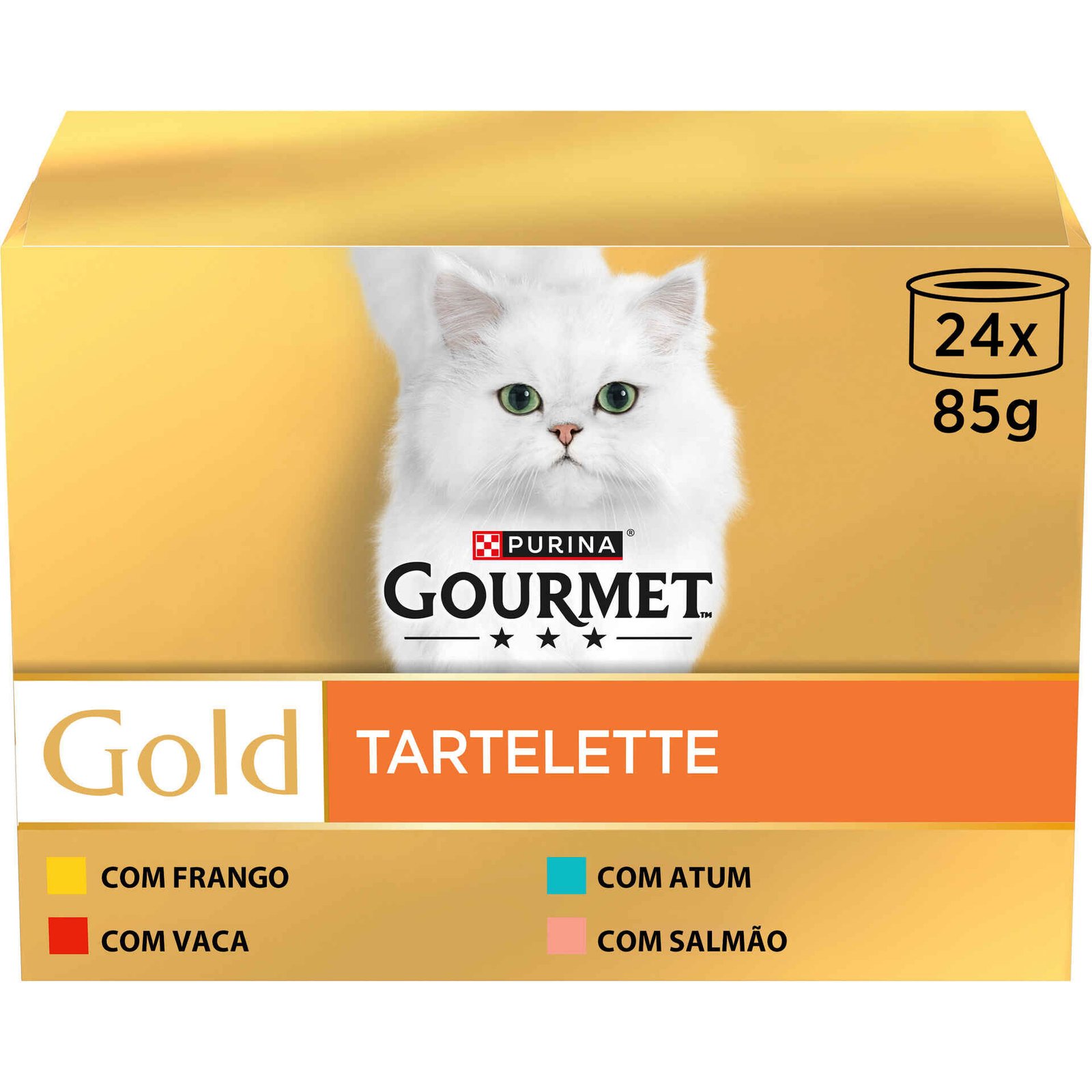 7132366-frente.jpg Comida Húmida para Gato Adulto Tartelette Seleção Sabores Purina Gourmet Gold - Image 1