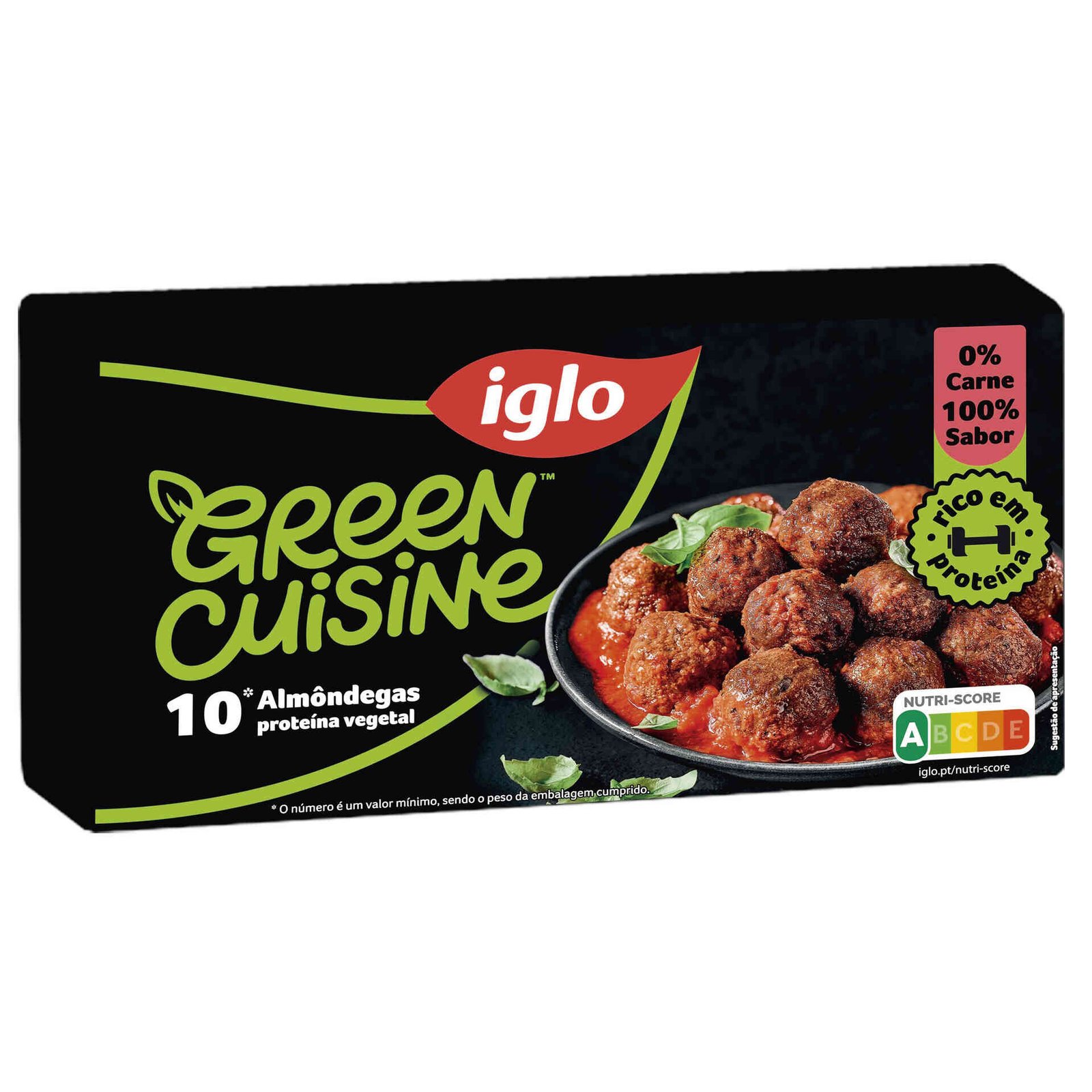 7207960-frente.jpg Almôndegas de Proteína Vegetal Iglo Green Cuisine - Image 1