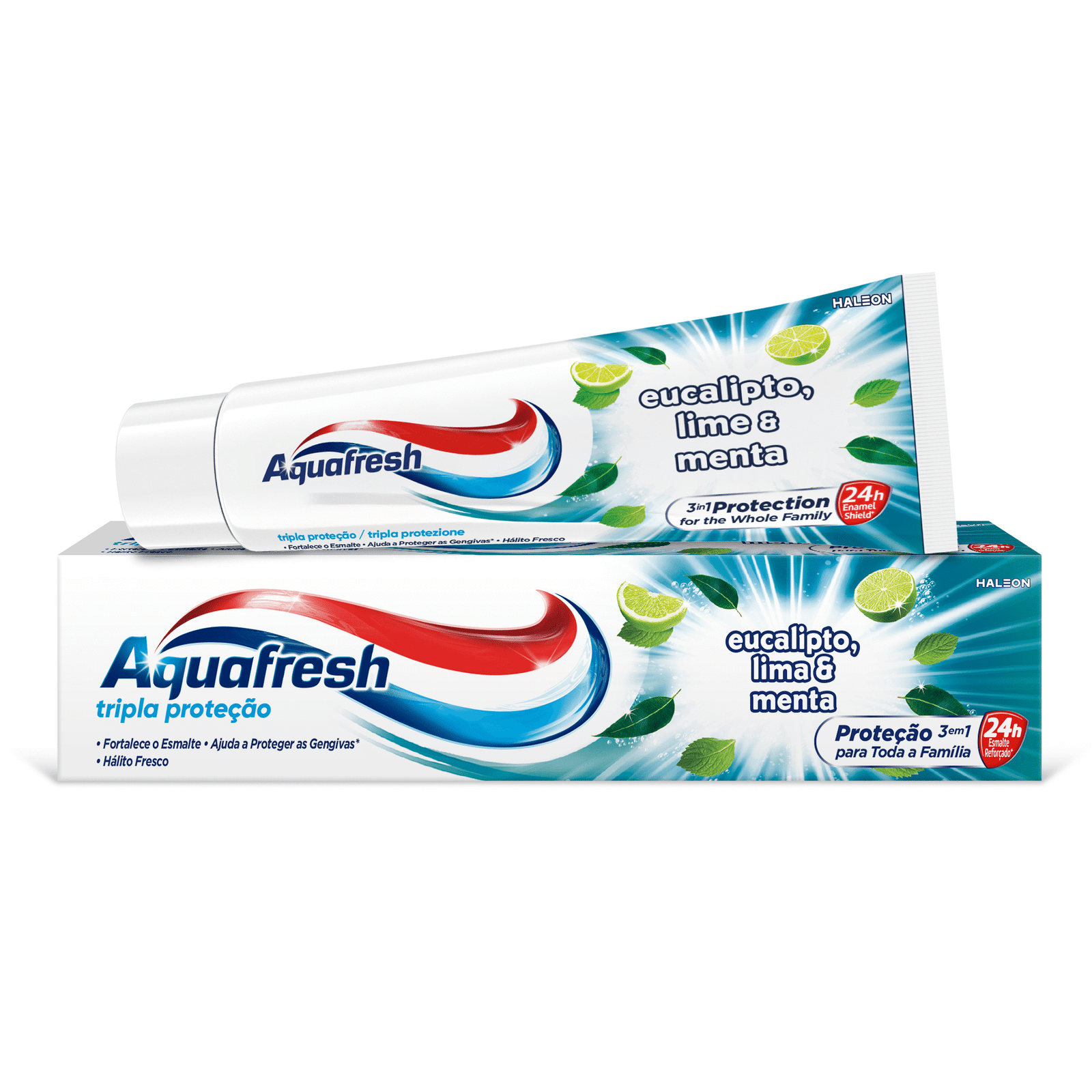 7227985-hero.png Pasta de Dentes Eucalipto, Lima e Menta Aquafresh - Image 1