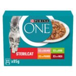 Comida Húmida para Gato Adulto Esterilizado Salmão Purina One
