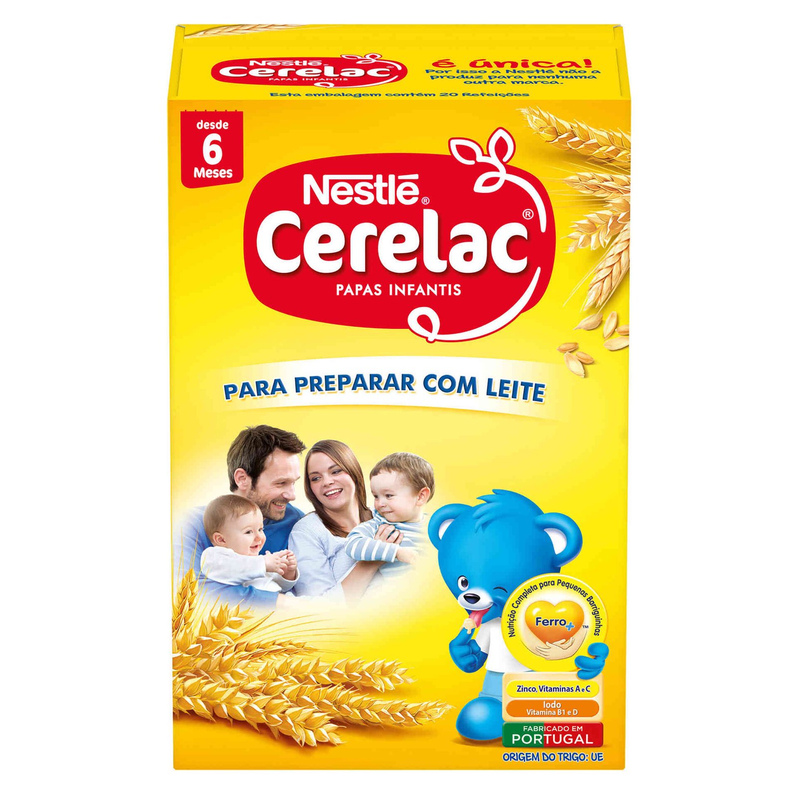 7636124-frente.jpg Papa Infantil para Preparar com Leite +6M Cerelac - Image 1