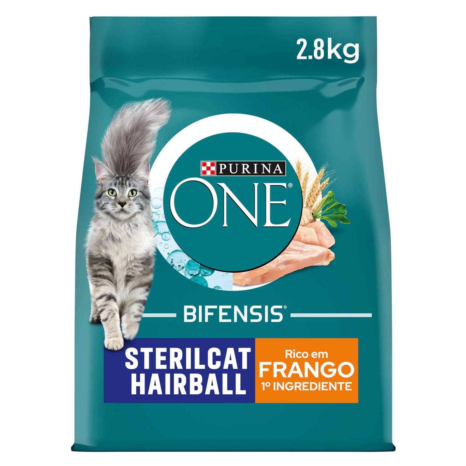 7719099-frente.jpg Ração para Gato Esterilizado Bola de Pelo Purina One - Image 1
