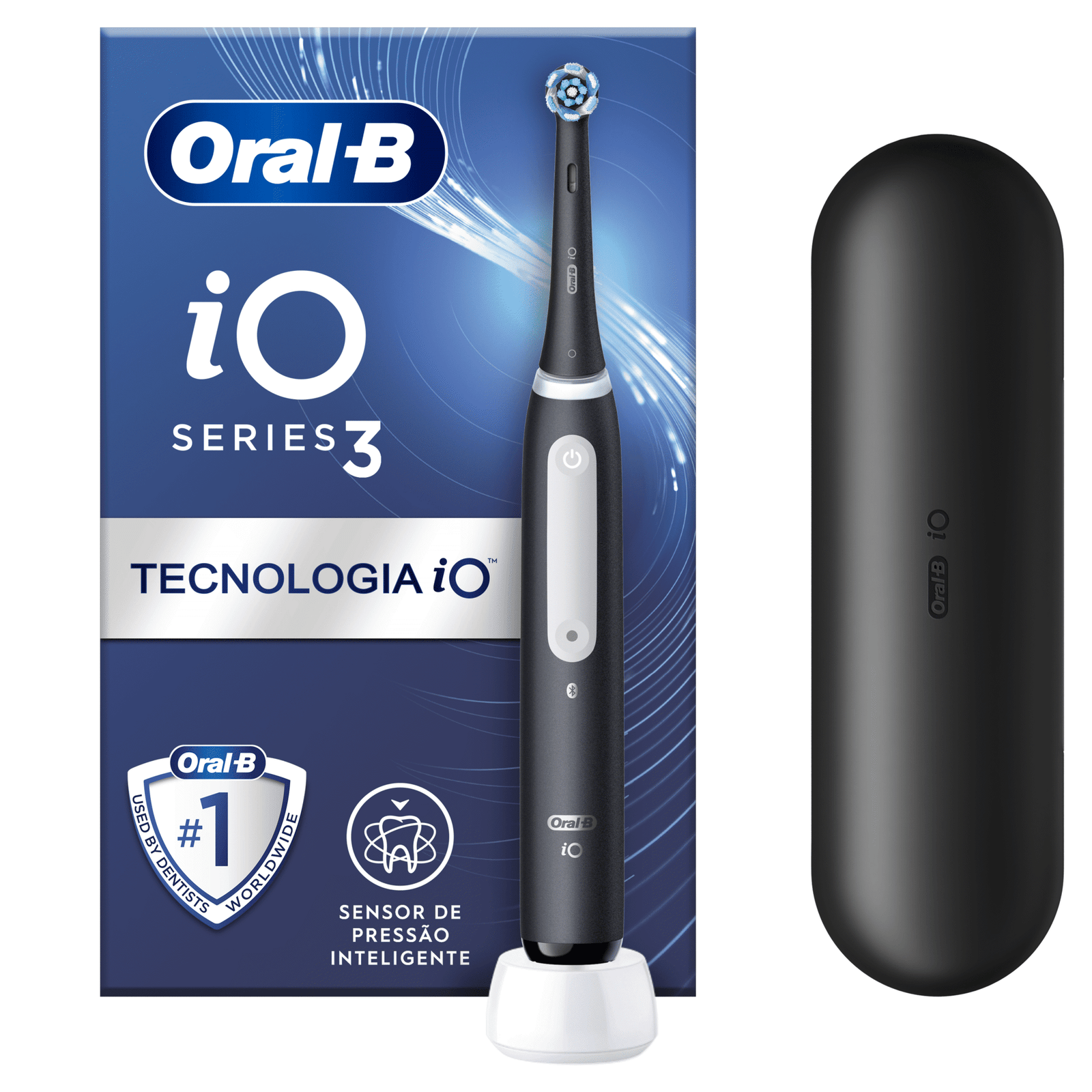 7852298-hero.png Escova de Dentes Elétrica iO3 Preta Oral-B - Image 1