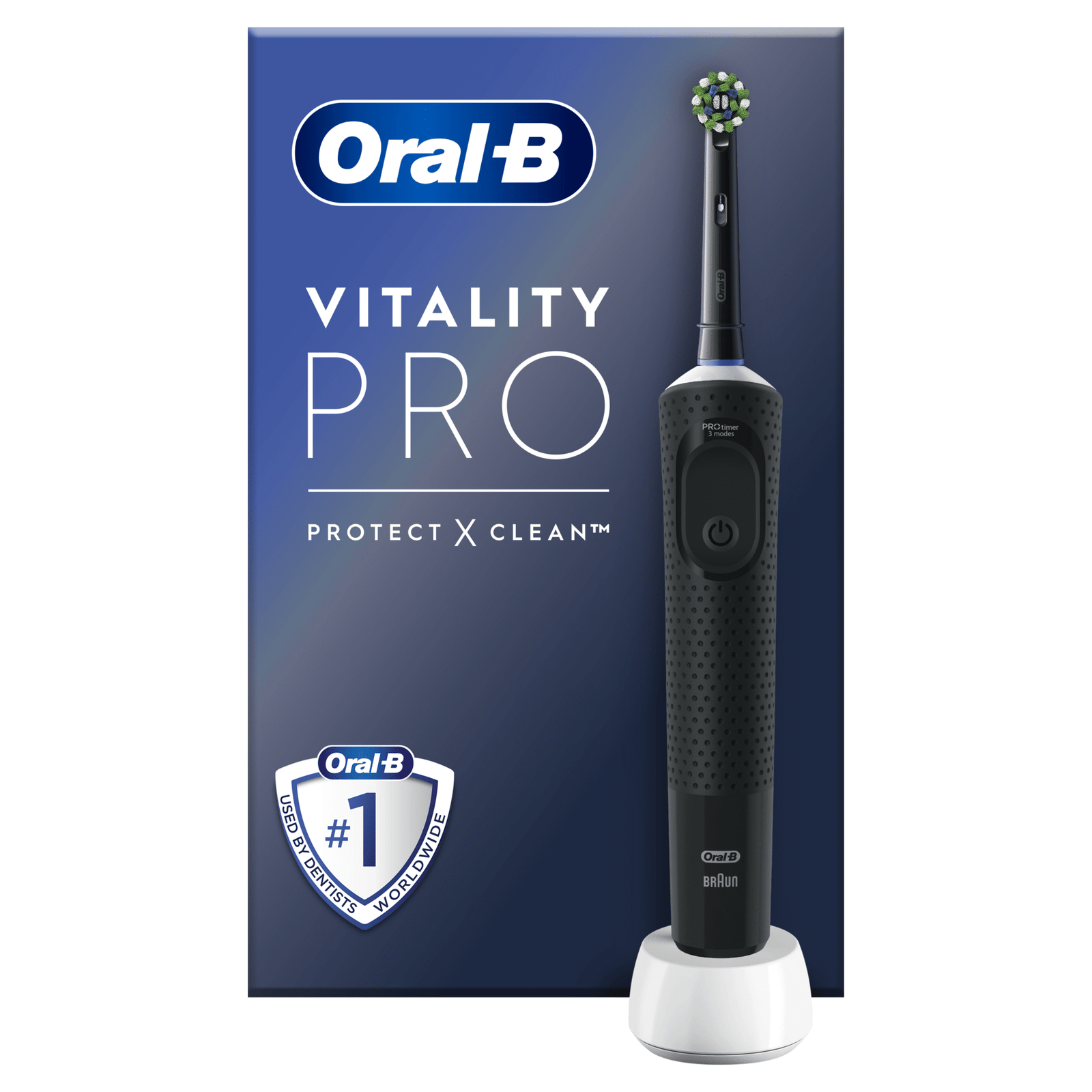8123731-hero.png Escova de Dentes Elétrica Vitality Pro Preta Oral-B - Image 1