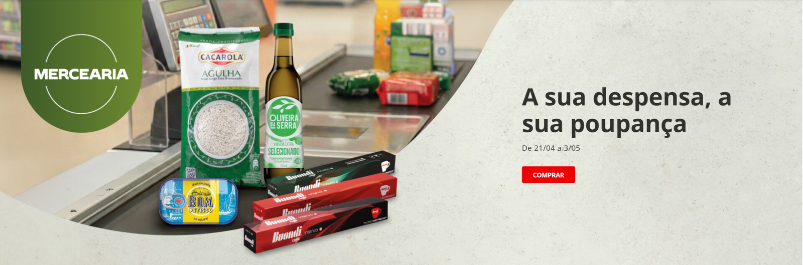 Mercearia e poupança